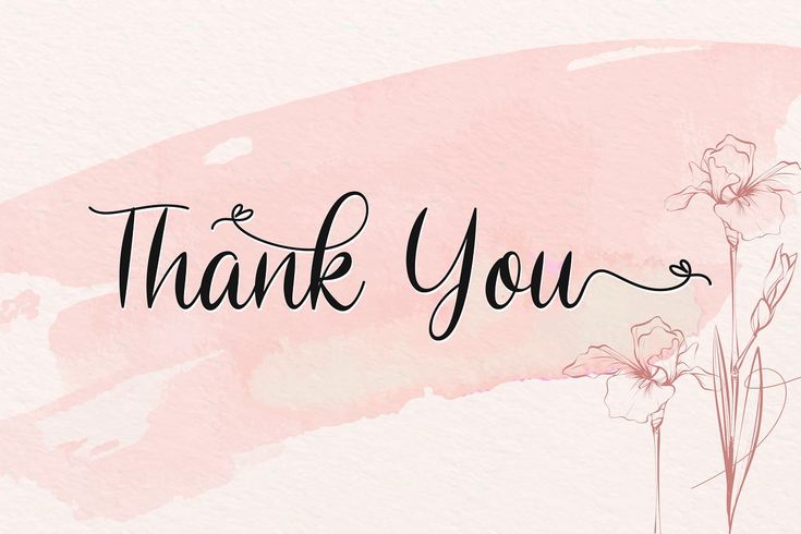Thank You
